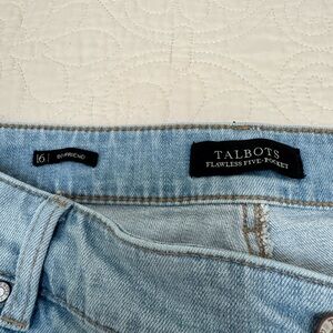 Talbots Sky Blue Boyfriend Jeans